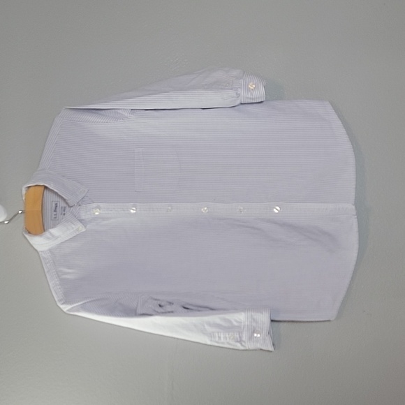 L.L Bean striped button front shirt - Picture 1 of 10